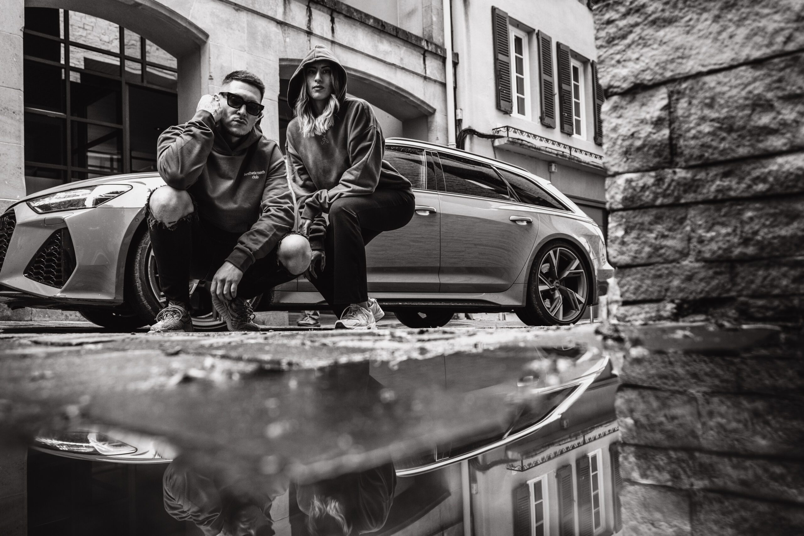 aesthetic north club- studio end--96 Affiche mode pour une marque streetwear
