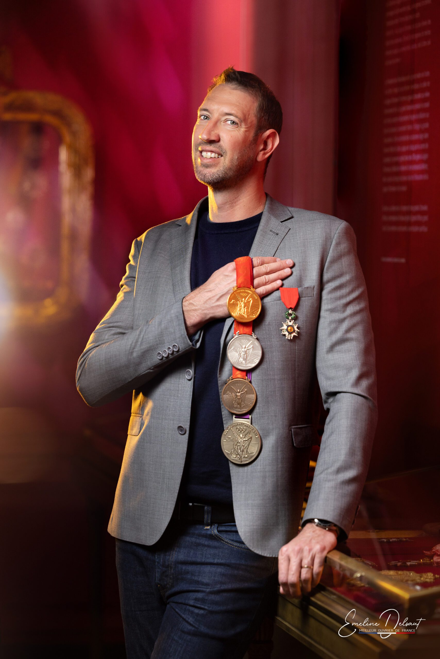 studio-end -Alain BERNARD Alain Bernard, Médaillé Olympique Portrait réalisé par Emeline du Studio end